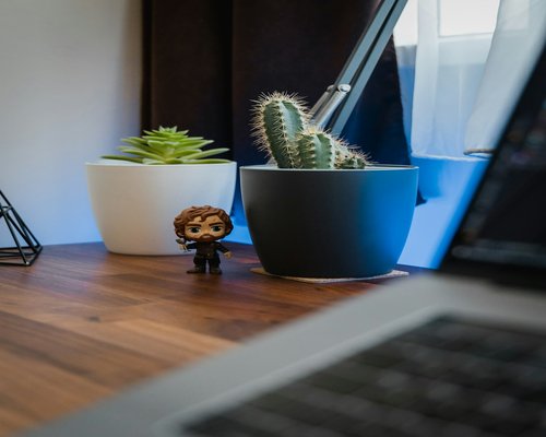 A modern office space corner in Cluj-Napoca
